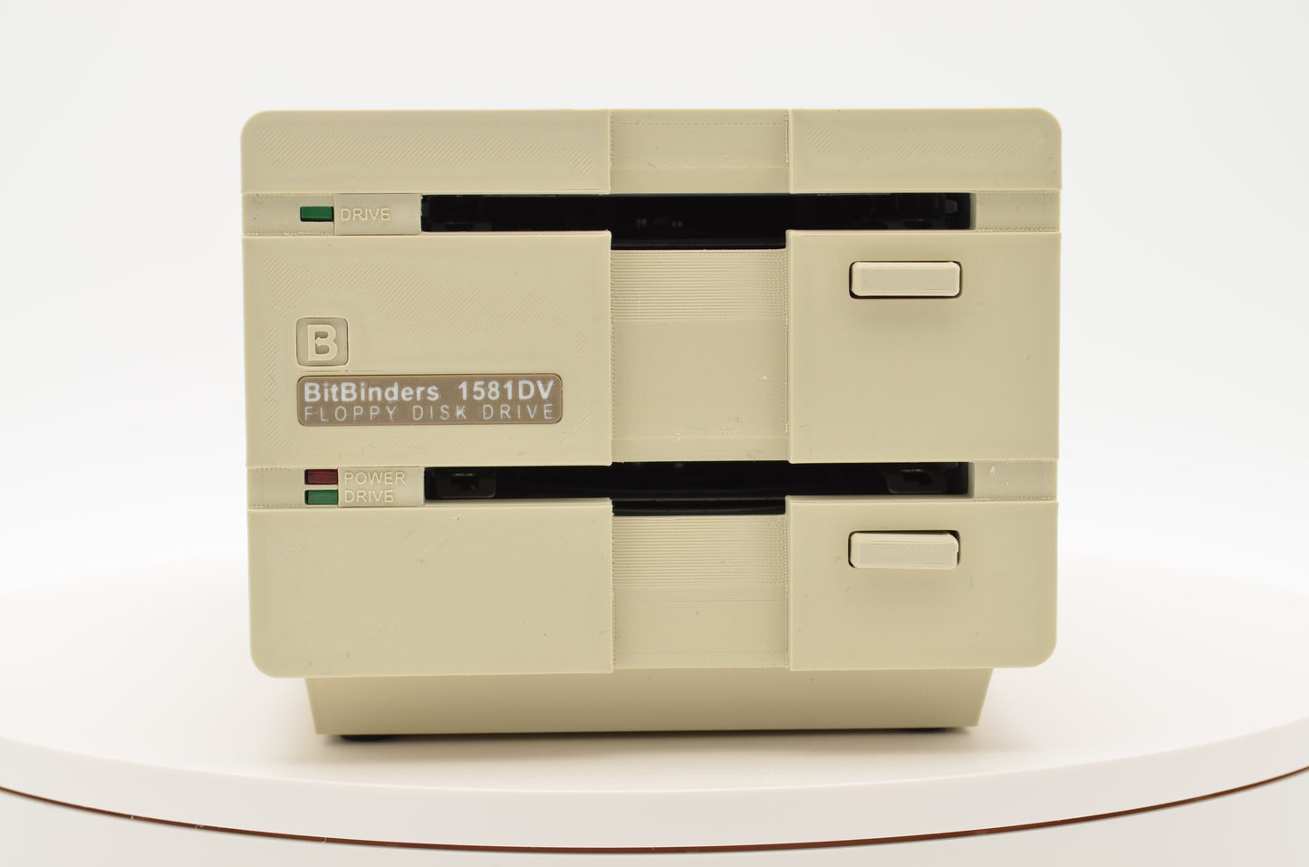 1581DV - A vertical version of the dual 1581 drive that Commodore should have made