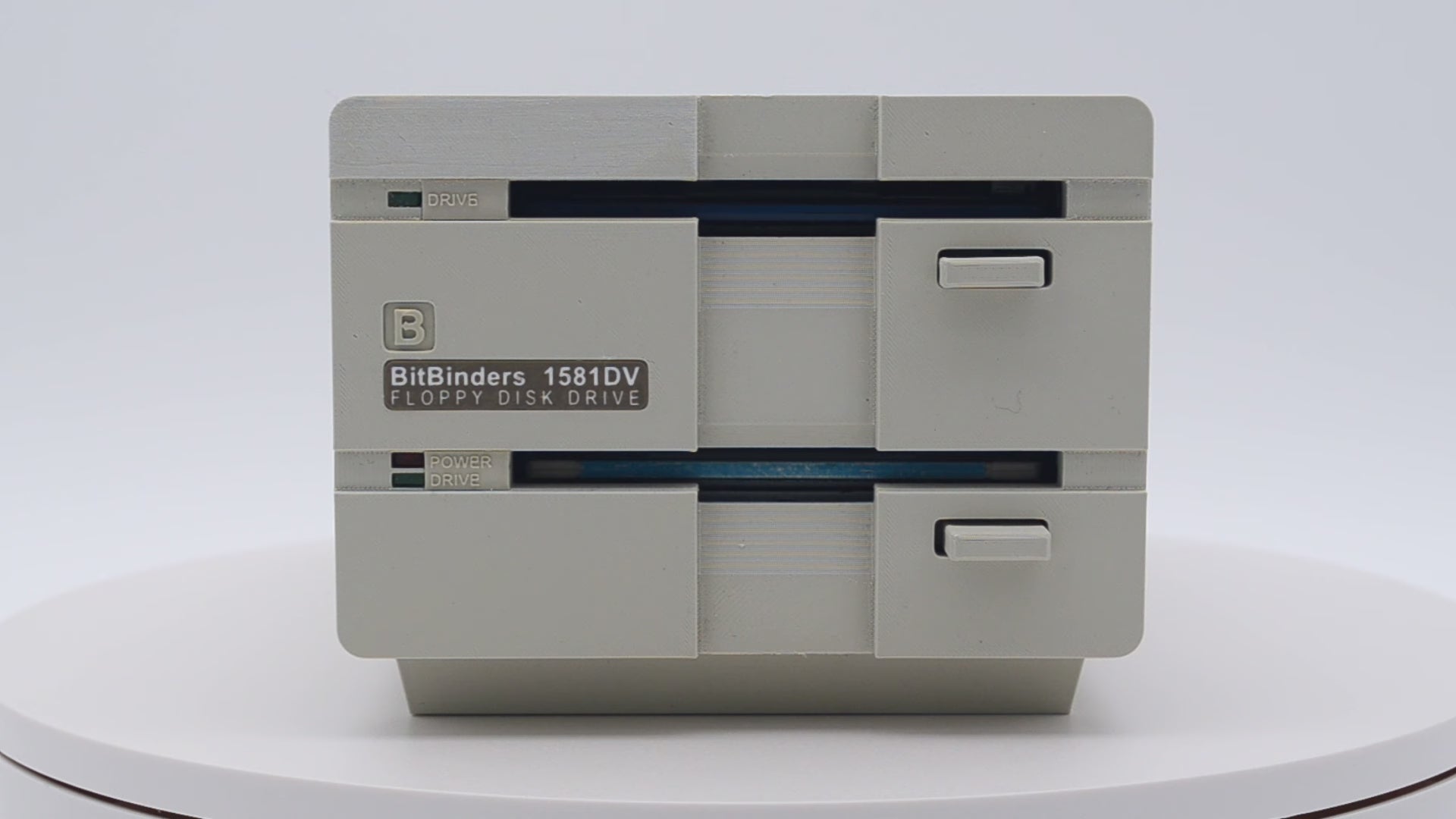 1581DV - A vertical version of the dual 1581 drive that Commodore