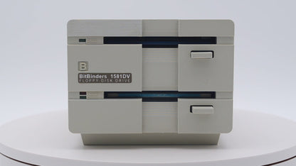 1581DV - A vertical version of the dual 1581 drive that Commodore should have made